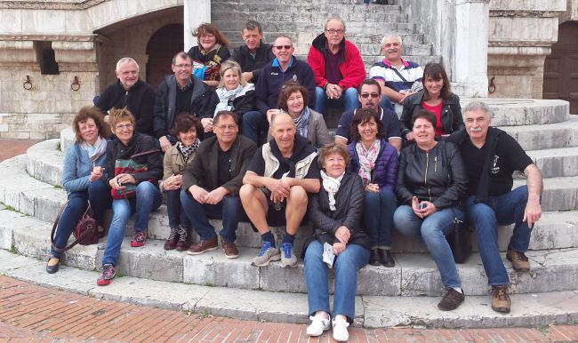 Les old blacks à Gubbio pour la festa dei ceri 2016