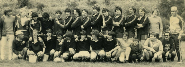 Les vainqueurs de la coupe d'Alsace/Lorraine cadets de 1982 face au RC Metz