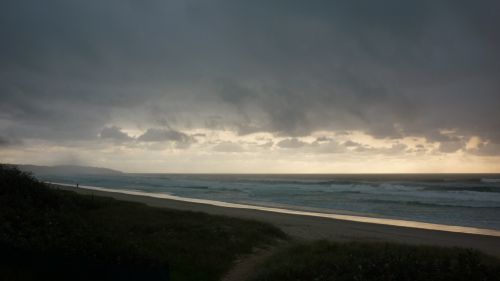 Byron Bay : le matin, sous la pluie
