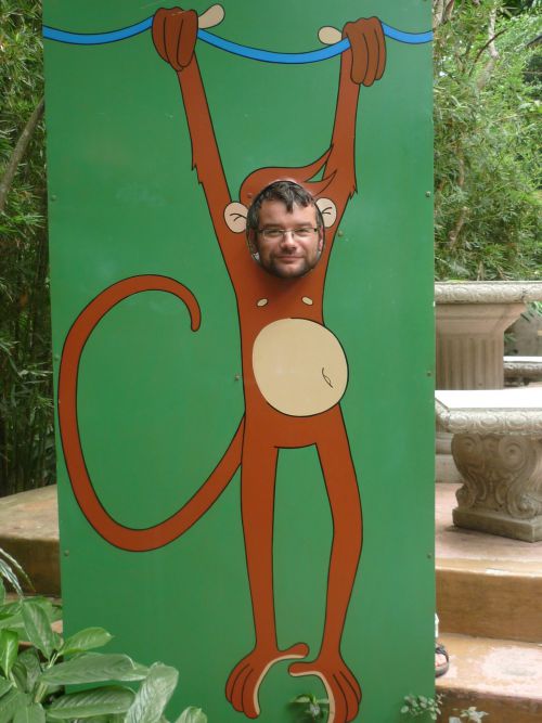 Alajuela, Freddy fait le singe.