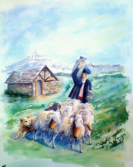 Projet d'affiche pour la fête des bergers 2011 ARAMITS