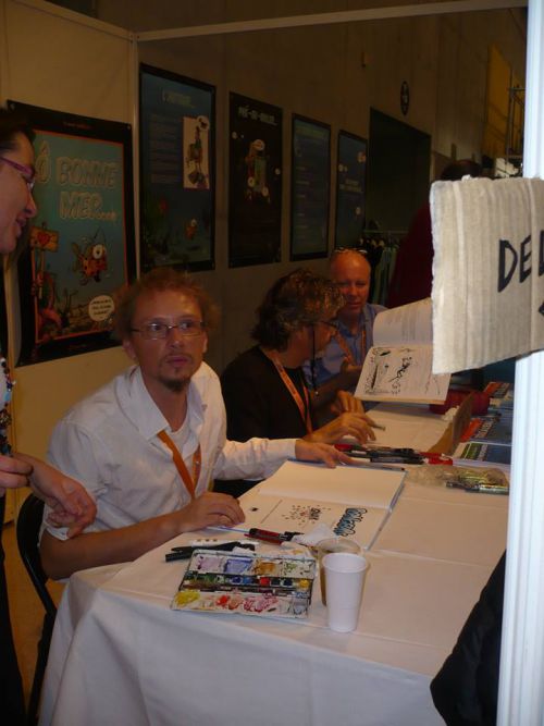 Sébastien Salingue, auteur des bandes dessinées 
