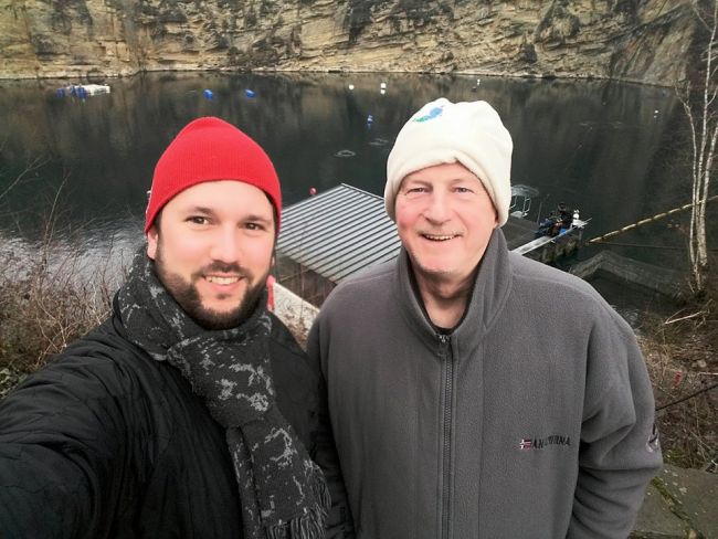 La Gombe à Esneux un jour d'hiver !