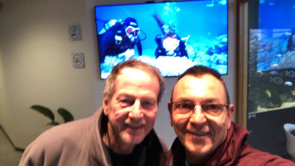 Première plongée de l'année avec mon ami Christian, à Todi !
