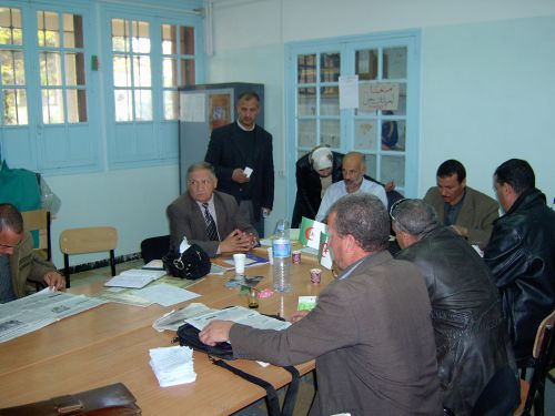 pendant le conseil de wilaya du 07 novembre 2009