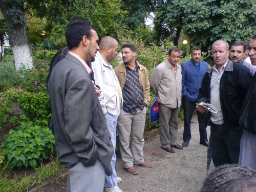 réunion des 19 PEST dans le jardin publique du centre  ville de Constantine
