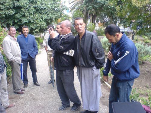 réunion des 19 PEST dans le jardin publique du centre  ville de Constantine