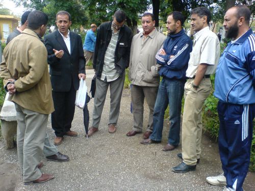 réunion des 19 PEST dans le jardin publique du centre ville de Constantine