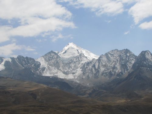 Vue sur le Huana Potosi