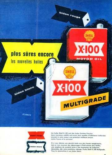 1957 Lubrifiants Shell