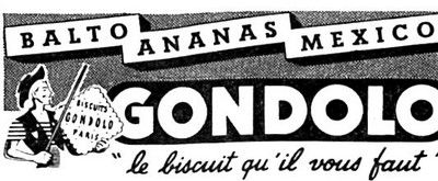 Biscuiys Gondolo 1957