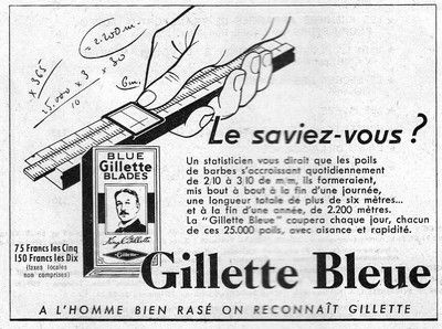 Gillette bleue 1949