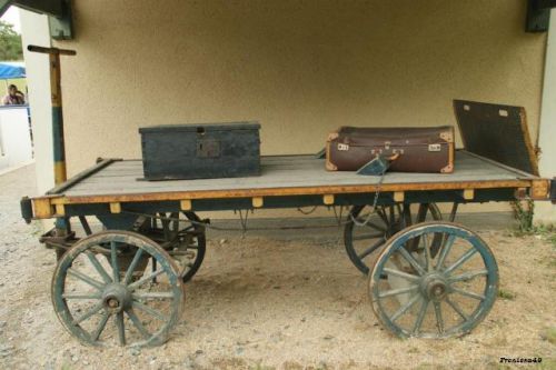 Chariot à bagages de la gare