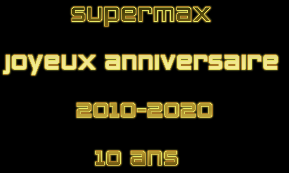 surmax logo aniversaire 10 ans