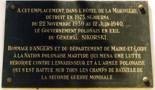 Angers-Plaque commémorative 