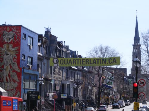 Le quartier Latin de Montréal
