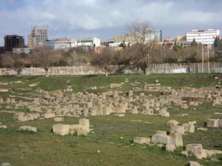 Ruines romaines à Sétif ville