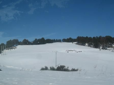 Neige sur la route Sétif - El Mawane - Bougaa