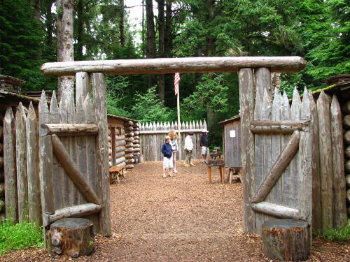 Fort Clatsop à côté d'Astoria