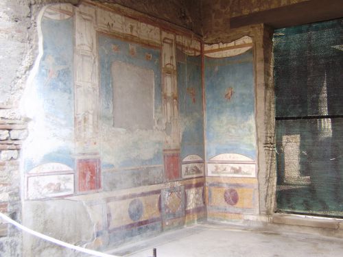 fresque de villa à pompei