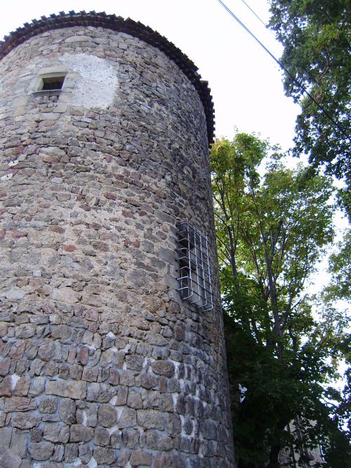 une de tour encore debout du  château de Faÿ 