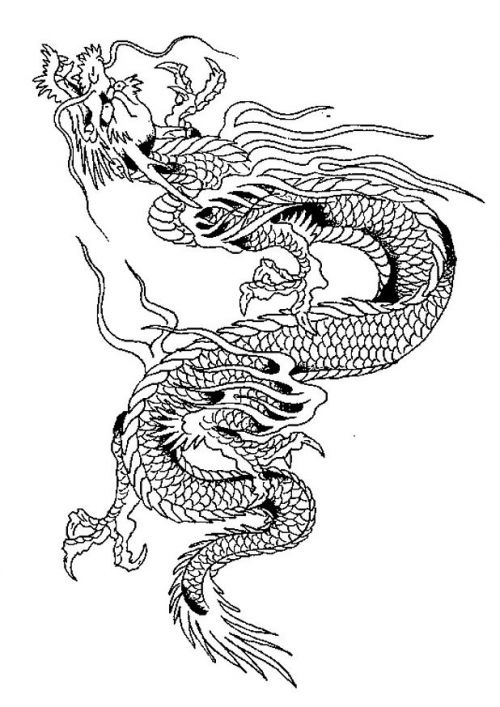 Dragon chinois peu comode