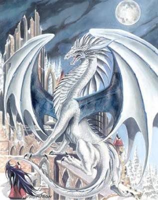 Dragon blanc chantant