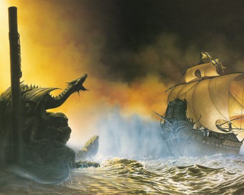 Le dragon et le bateau