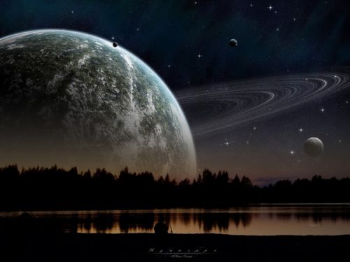 Fond d'écran Saturne