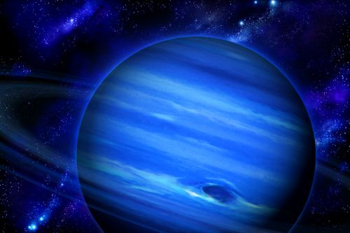 Neptune, vue d'artiste