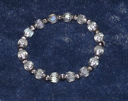 Bracelet en perles de  cristal Swarovski antiques