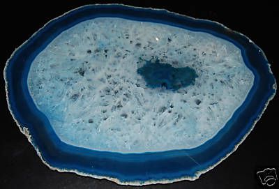 Agate bleue du brésil