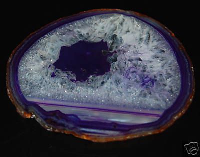 Agate violette du brésil (11 cm)