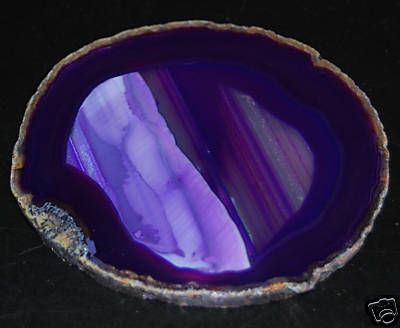 Agate violette du Bresil (9,5 cm)