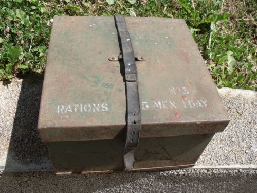 boite de ration britannique pour équipage de blindé
