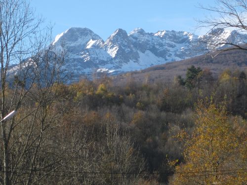Le Mont Vallier est déjà tout blanc