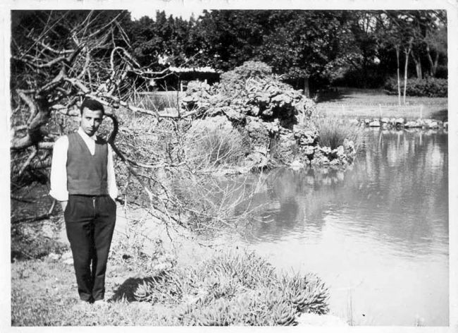 jardin de la gare en 1963