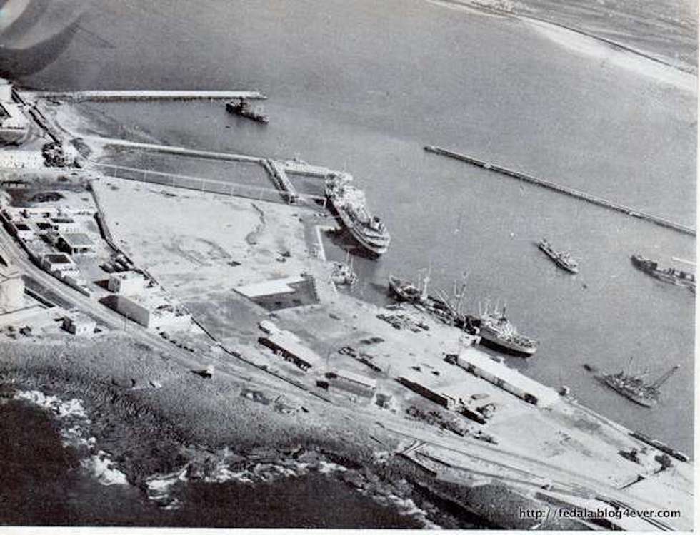 vue aérienne du port de fedala