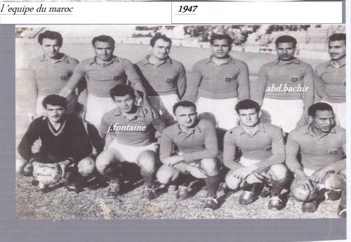 équipe du Maroc année 1947