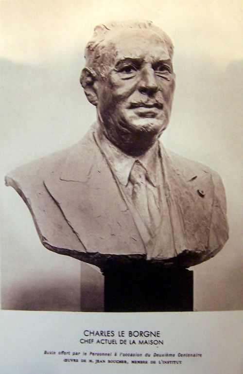 Buste de Charles Le Borgne Chef de la Maison en 1935 