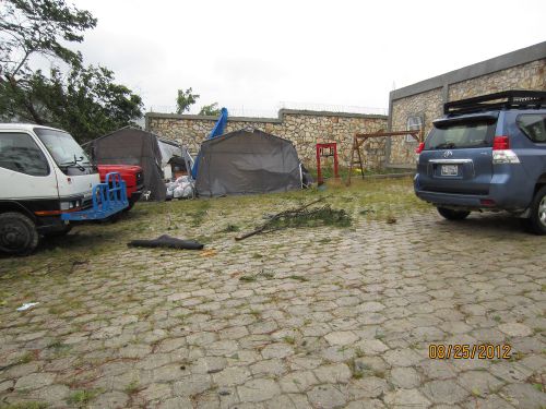 A Fort-Jacques, ce que la tempête tropical Isaac a fait. - At Fort-Jacques, this is what the tropical storm Isaac has done.