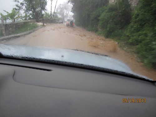 Quand il pleut sur la route de Kenscoff! - When it rains of Kenscoff Road!