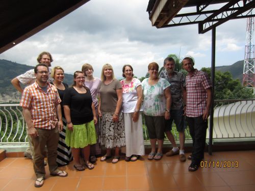 Une des équipes à GLA venant de l'Indiana - One of the US team at GLA from Indiana