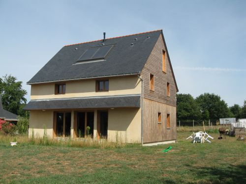 La maison, vue du futur poulailler