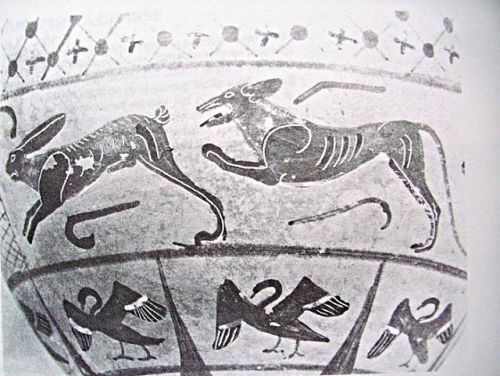 Vase étrusque (600 ans Av. J.-C)