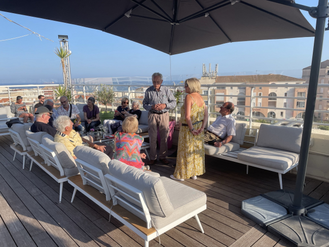 Terrasse de l'hôtel Imperial