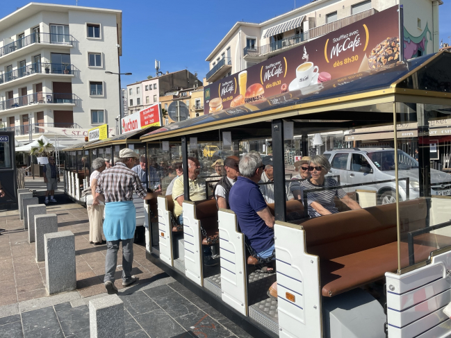 Le petit train visite de SETE