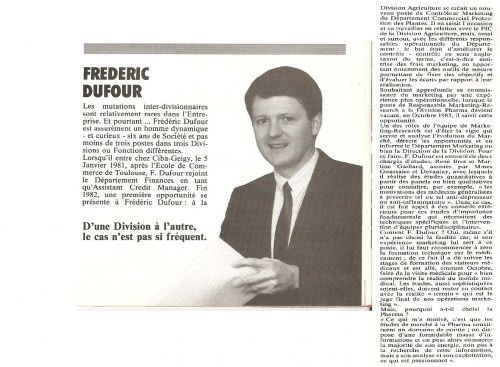 Portrait de Frédéric Dufour (membre du club)