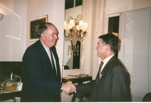 Remise de médaille de travail à Jean-Claude Sacquet (membre du club)