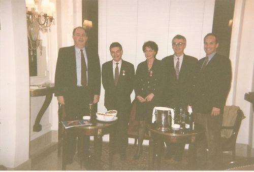 Pierre Douaze, Jean-Claude Sacquet, Danielle Nivault et Dominique Limet